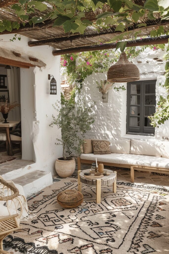 Minimalist Scandi Boho Patio Vibes