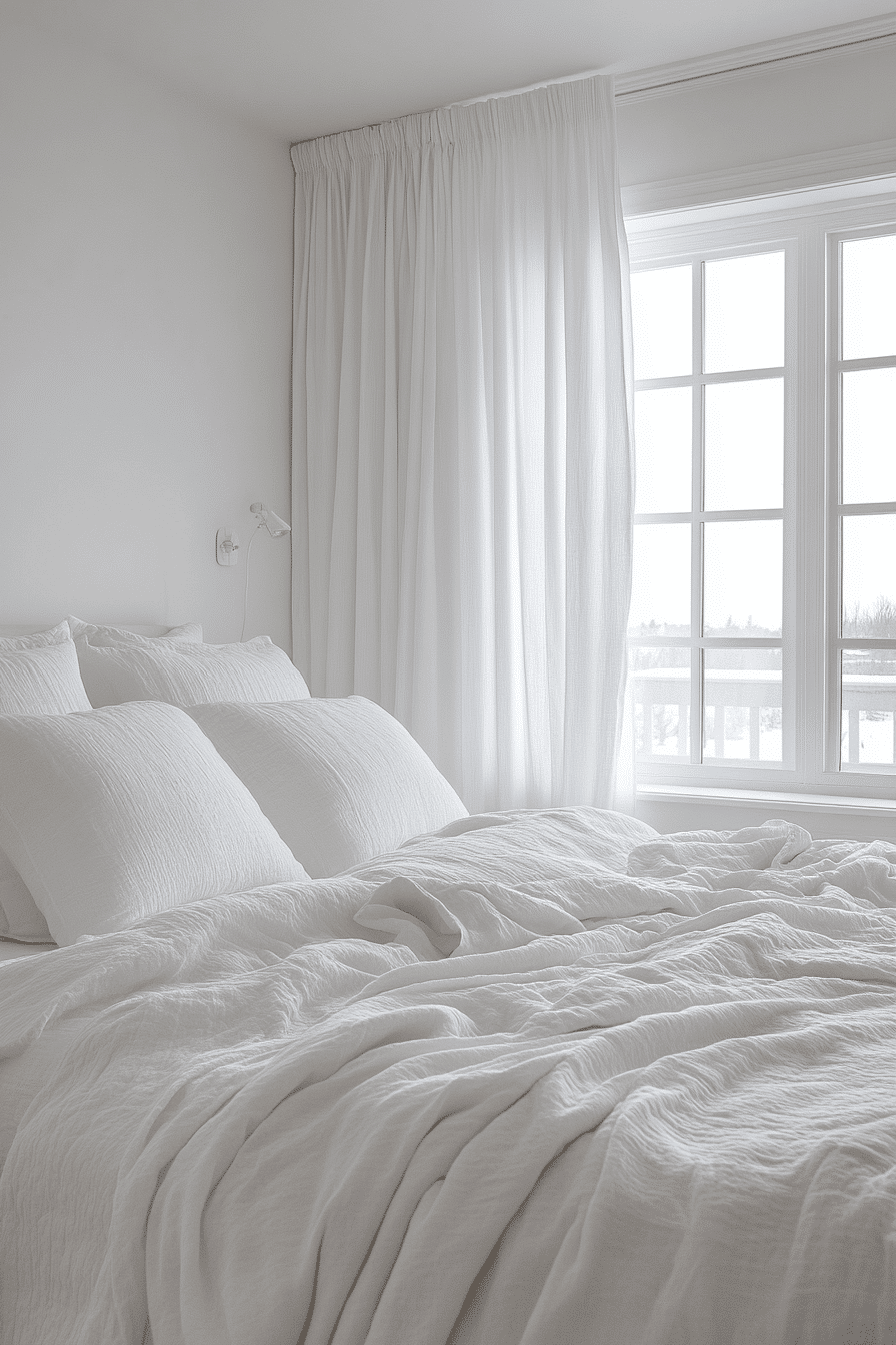 White Aesthetic Bedroom