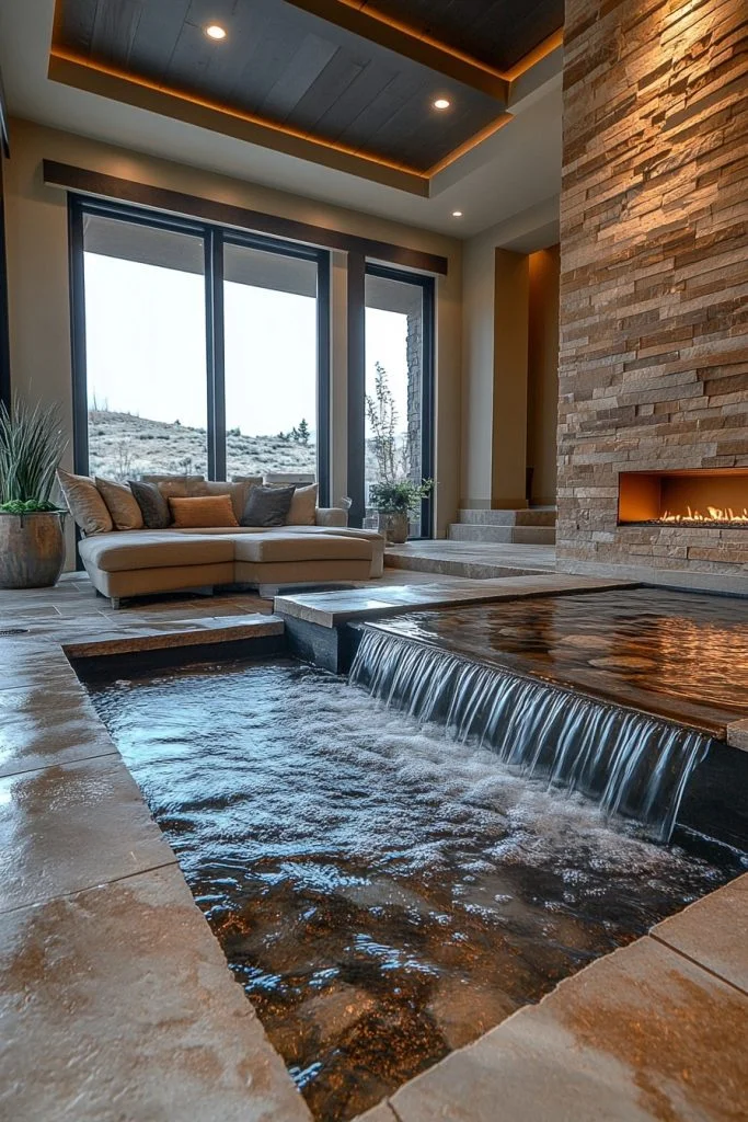 Tranquil Water Feature Room