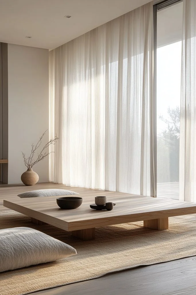 Minimalist Meditation Space