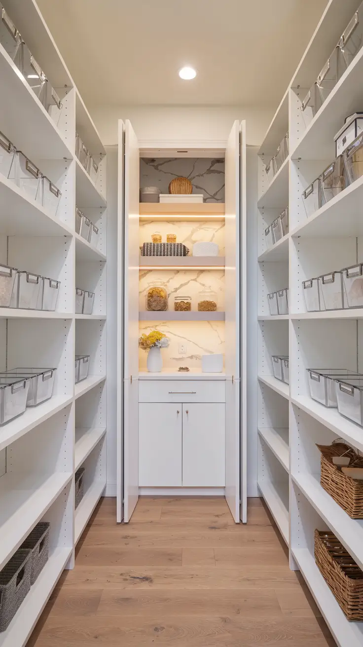 Narrow Walk-In Pantry Ideas: Smart Layouts, Shelving & Design Tips