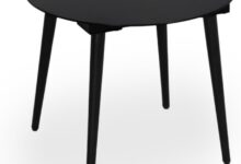 Black Steel Rattan Bistro Set Creates A Quiet Balcony Retreat