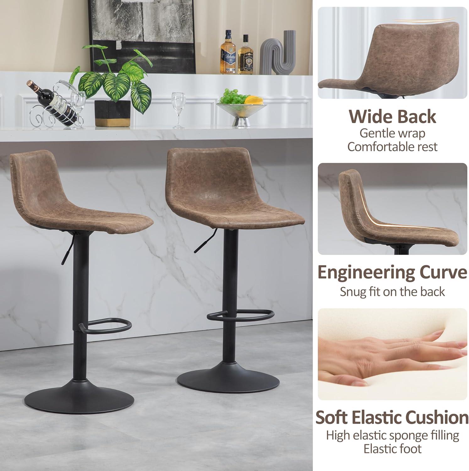 Finnhomy Swivel Stools Add Vintage Warmth To Everyday Kitchens