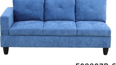 Sunlit Corner Finds Calm In Heemab 97 Inch L Shaped Sectional